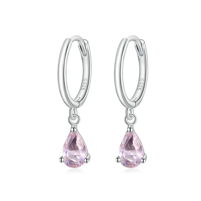 Boucles d'oreilles Alessia avec des cristaux de zirconium (Argent 925)