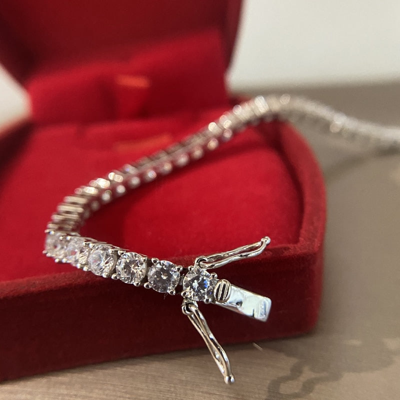 Bracelet Riviera Luxury Zirconia (Argent 925)