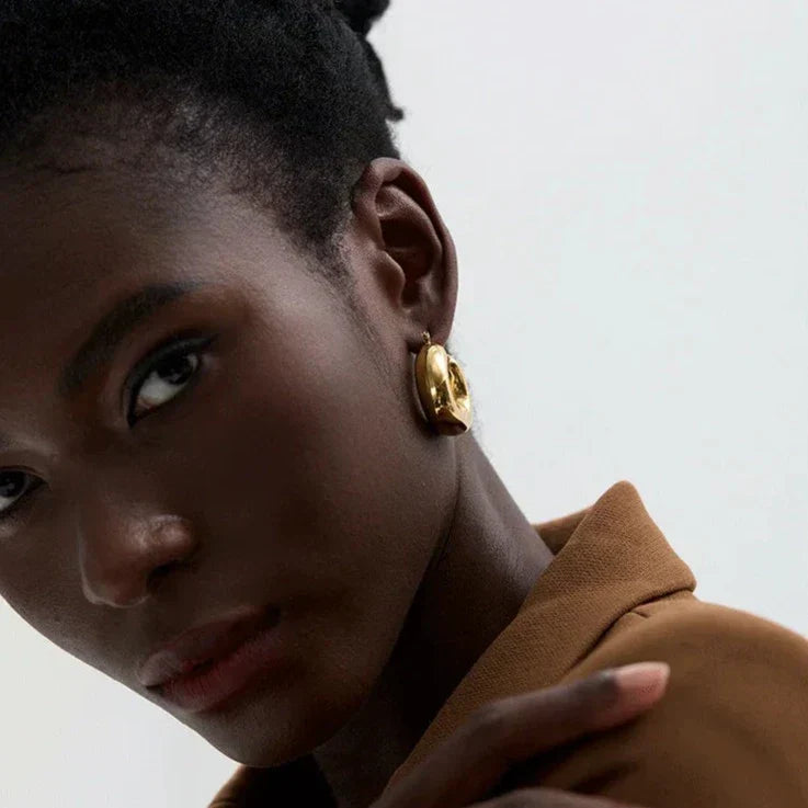 Boucle d'oreille Aro Bold (Plaqué Or 18 carats)