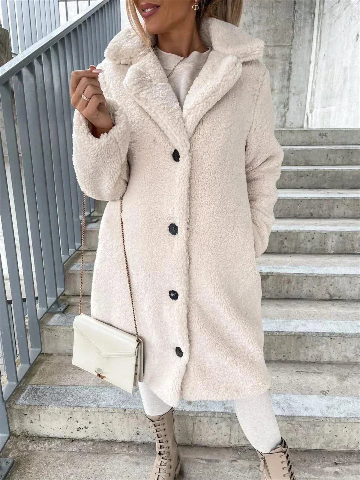 Jessica | Manteau Teddy