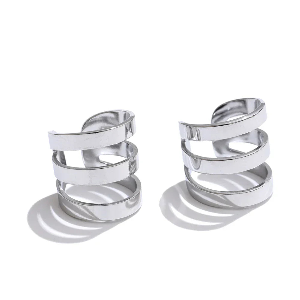 Boucles d'Oreilles Earcuff Camille (Plaqué Or)