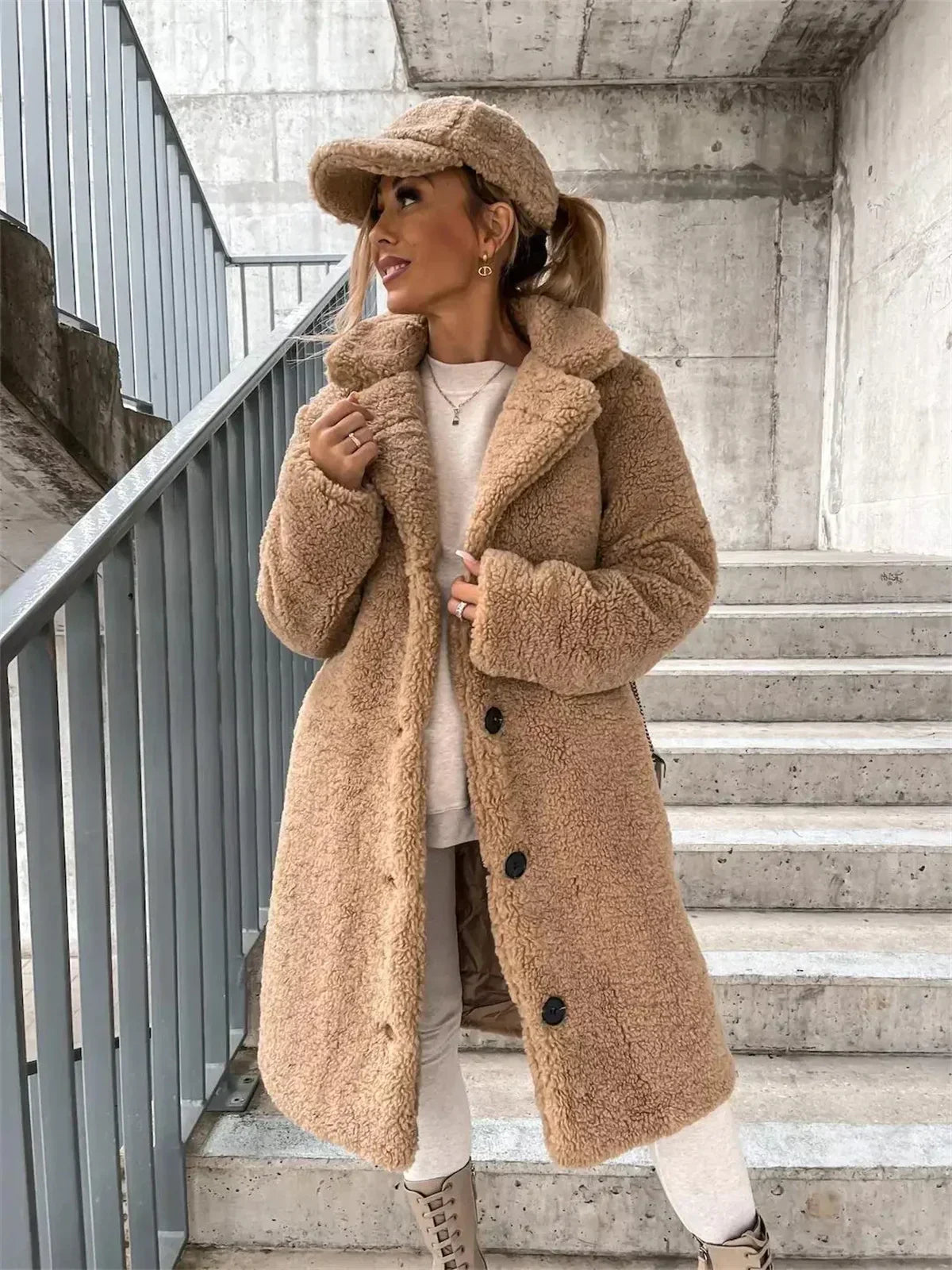 Jessica | Manteau Teddy