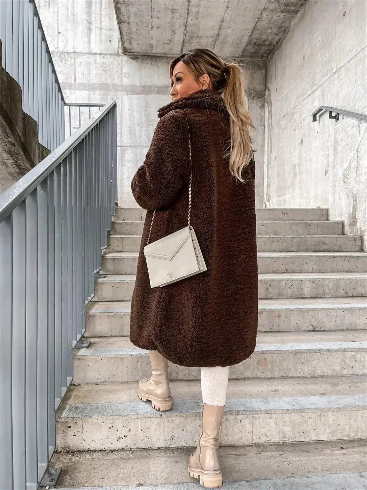 Jessica | Manteau Teddy