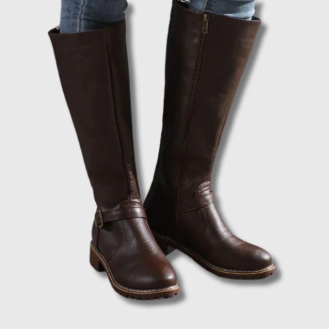 Kate™ | Bottes Longues avec Boucle & Fermeture