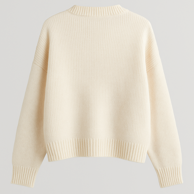 Pull Parisien – Maille Douce Couleur Caramel