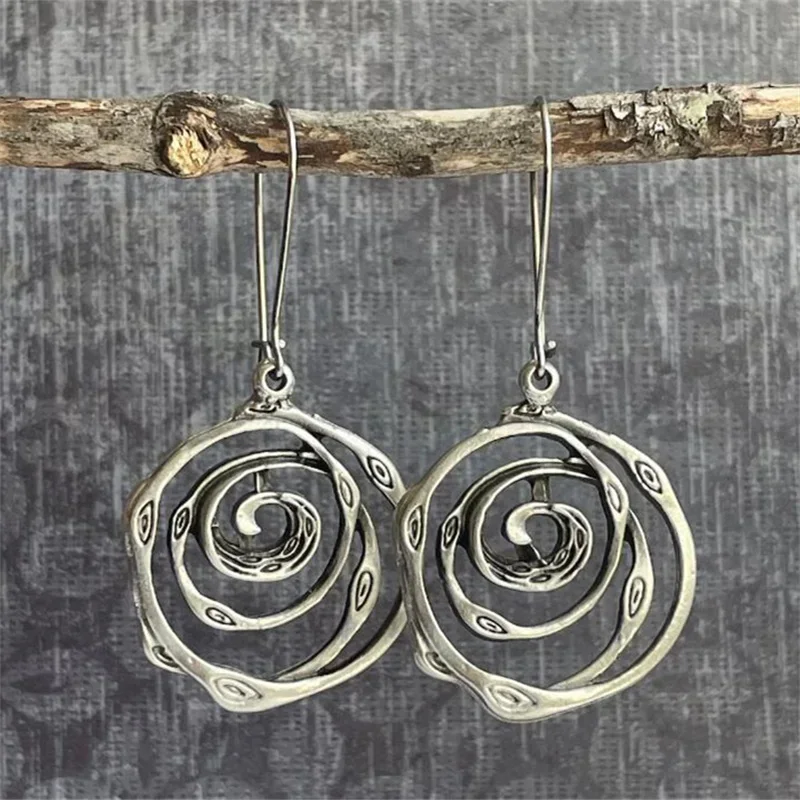 Boucles d'oreilles en argent vintage