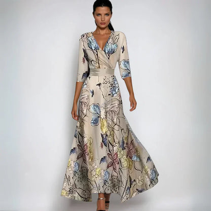 Gemma™ | Robe Fleurie de Luxe