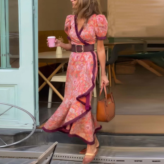 Melody™ | Robe Portefeuille Fleurie