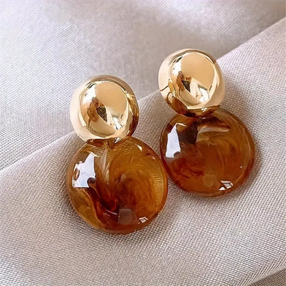 Boucles d'oreilles goutte d'Aurélie Amber