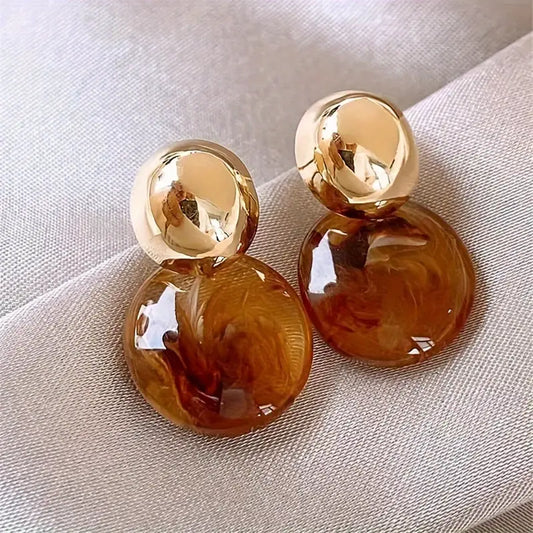 Boucles d'oreilles goutte d'Aurélie Amber