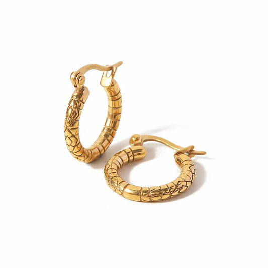 Boucles d'oreilles en Aro Puglia (Plaqué Or)