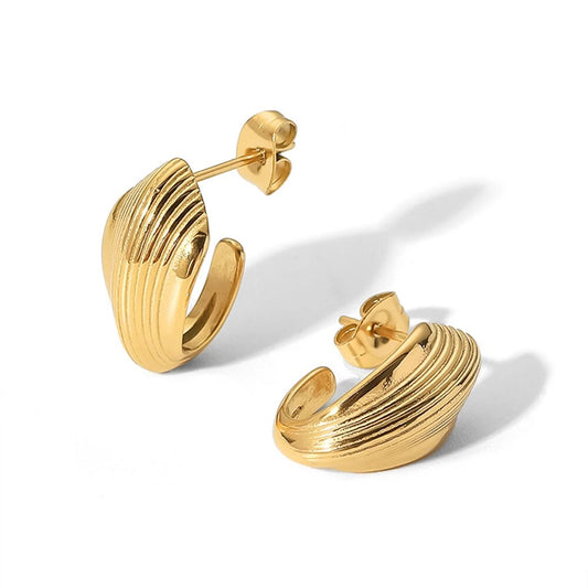 Boucles d'oreilles en Aro Rafaella (Plaqué Or)