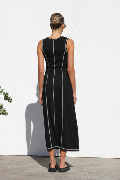 Ariana™ | Robe Longue Maxi Noire