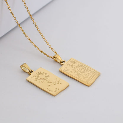 Collection Zodiaque - Colliers avec Pendentifs des Signes du Zodiaque (Plaqué Or)