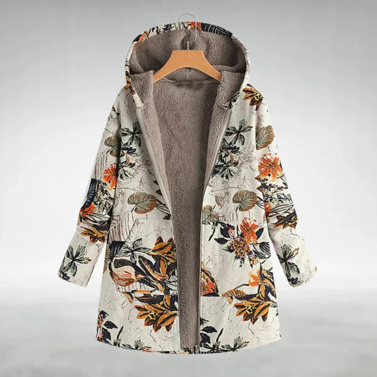 Panida – Veste en Fleece Élégante avec Motif Floral