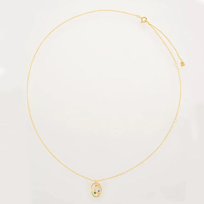 Collier Constellations du Zodiaque Zircon coloré (Plaqué Or)