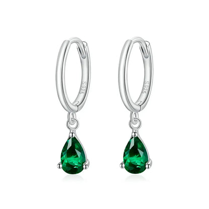 Boucles d'oreilles Alessia avec des cristaux de zirconium (Argent 925)