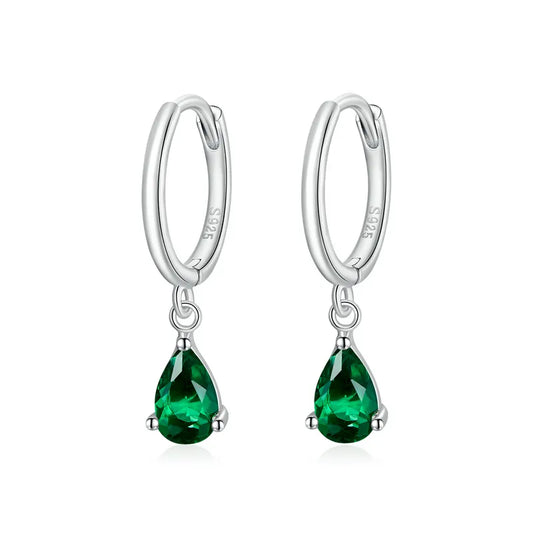 Boucles d'oreilles Alessia avec des cristaux de zirconium (Argent 925)