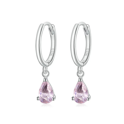 Boucles d'oreilles Alessia avec des cristaux de zirconium (Argent 925)
