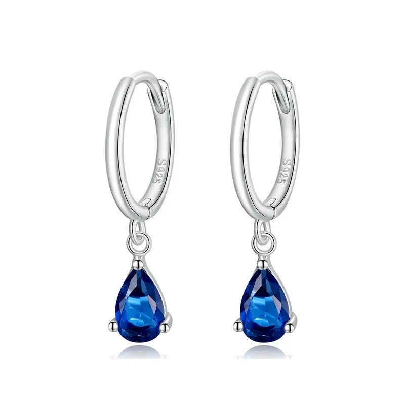 Boucles d'oreilles Alessia avec des cristaux de zirconium (Argent 925)