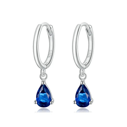 Boucles d'oreilles Alessia avec des cristaux de zirconium (Argent 925)