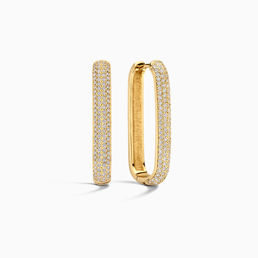 Boucles d'Oreilles Pavé Grande Icône