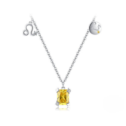 Collection Signes - Colliers avec Pendentifs et Pierres des Constellations (Argent 925)