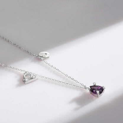 Collection Signes - Colliers avec Pendentifs et Pierres des Constellations (Argent 925)
