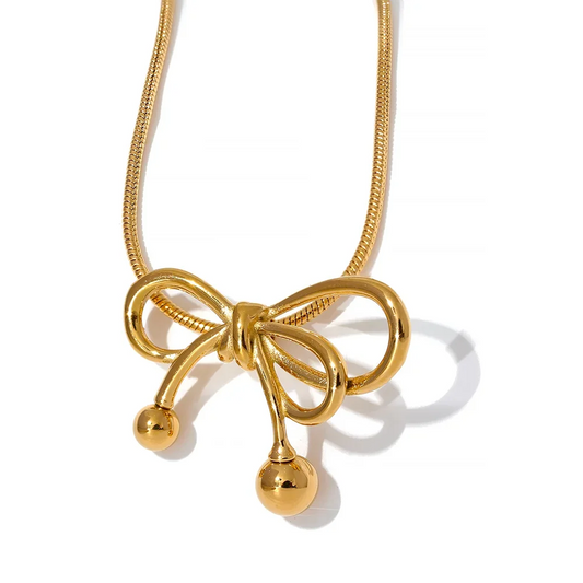 Collier Lazo (Plaqué Or)
