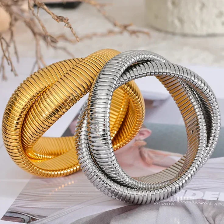 Bracelet Stravaganza Maille (Plaqué Or)