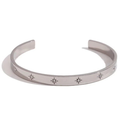 Bracelet Minimaliste Louise Zirconia (Plaqué Or)