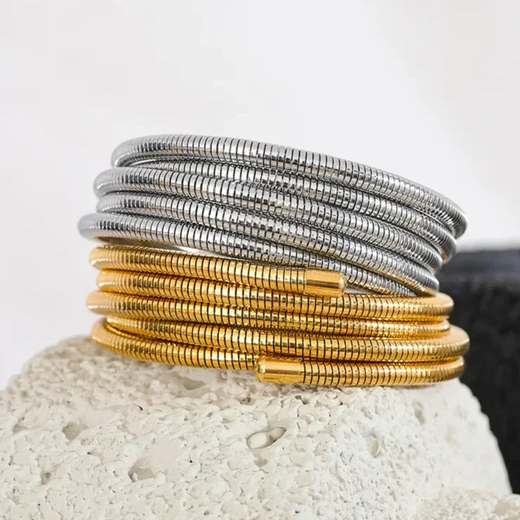 Bracelet Chianti Spirale (Plaqué Or)