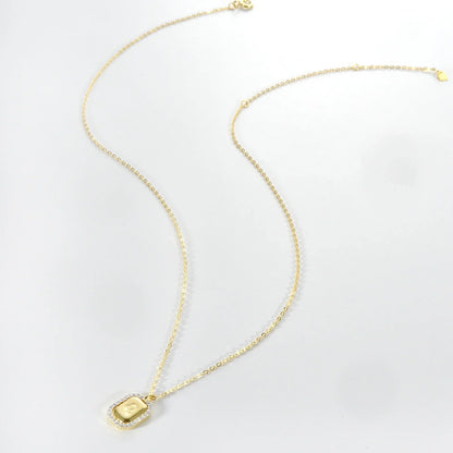 Collier 12 Signes du Zodiaque Zirconia (Plaqué Or)