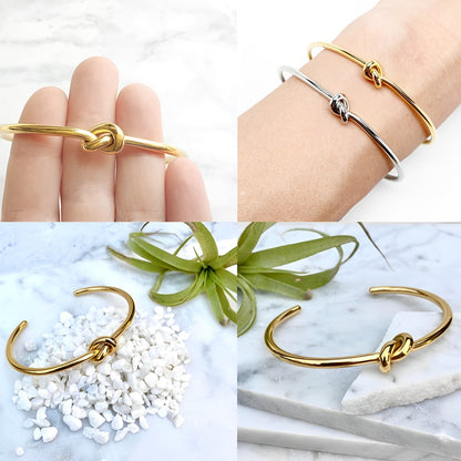 Bracelet Lecce en Nœud (Plaqué Or)