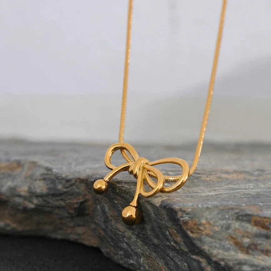 Collier Lazo (Plaqué Or)
