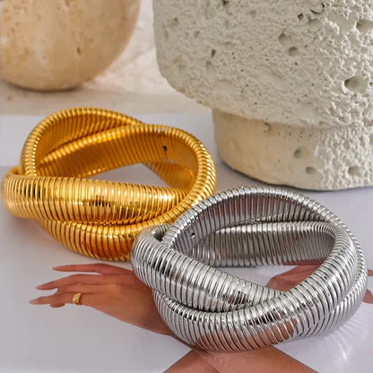 Bracelet Stravaganza Maille (Plaqué Or)