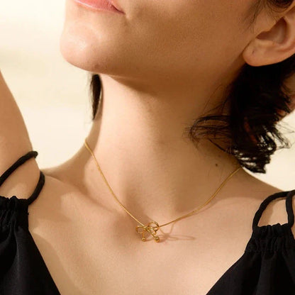 Collier Lazo (Plaqué Or)
