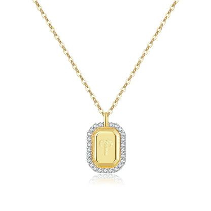Collier 12 Signes du Zodiaque Zirconia (Plaqué Or)