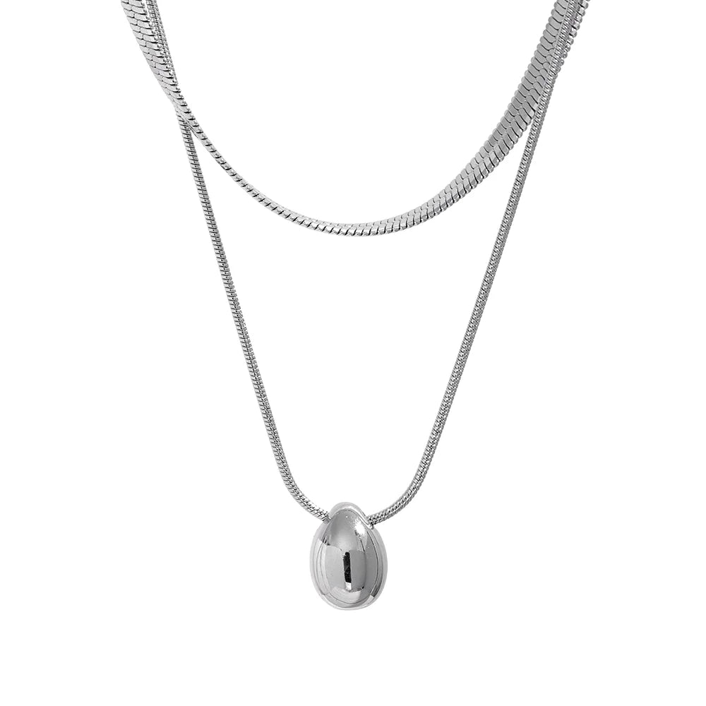 Collier Mixto Goccia (Plaqué Or)