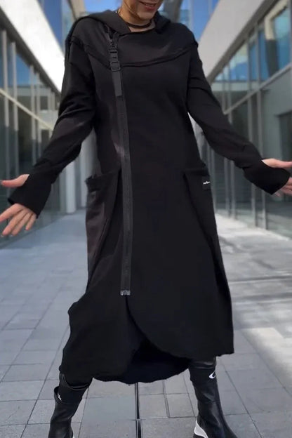 MANA™ | HOODIE LONG AVEC ZIP EN TISSUS LÉGERS ET RESPIRANTS