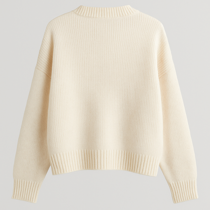 Pull Parisien – Maille Douce Couleur Caramel