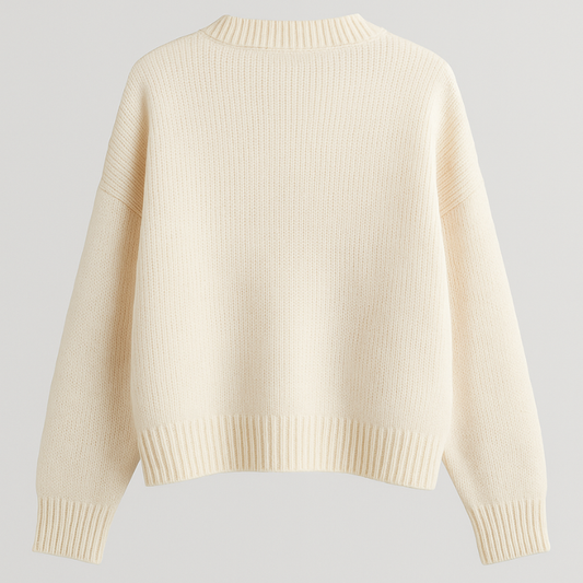 Pull Parisien – Maille Douce Couleur Caramel