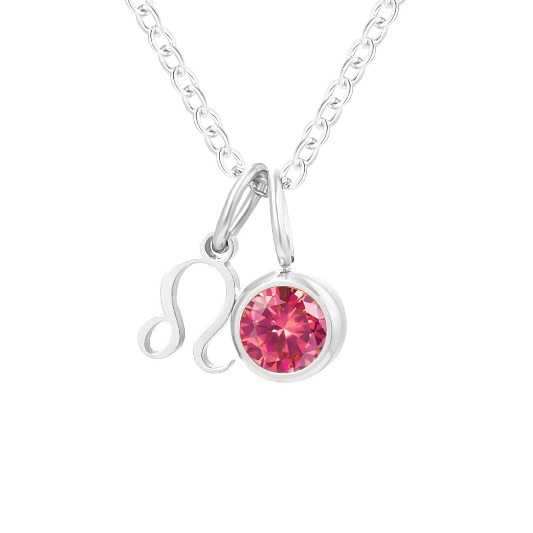 Collier Signes avec Pierres de Naissance (Plaqué Or)