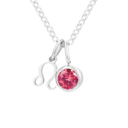 Collier Signes avec Pierres de Naissance (Plaqué Or)
