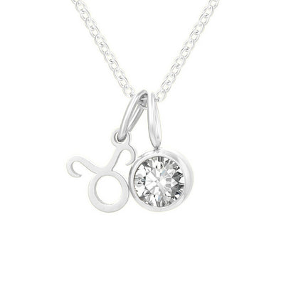 Collier Signes avec Pierres de Naissance (Plaqué Or)