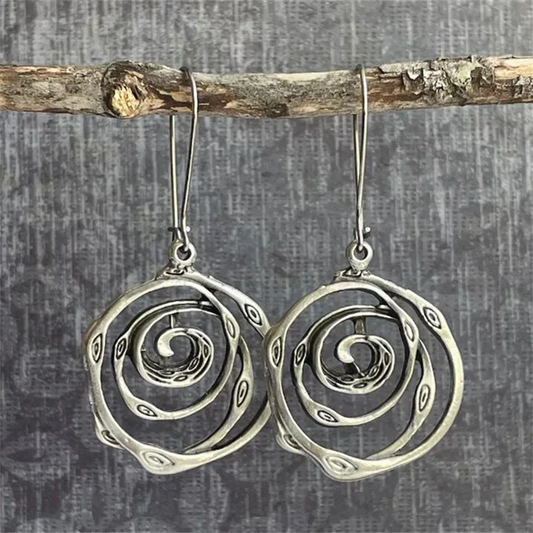 Boucles d'oreilles en argent vintage