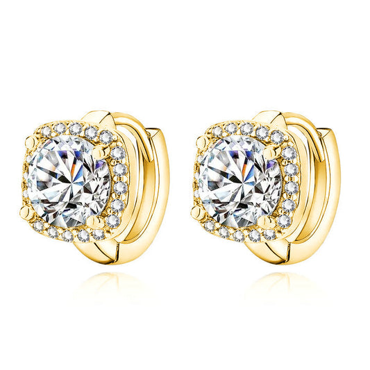 Boucles d'oreilles carrées Nadine