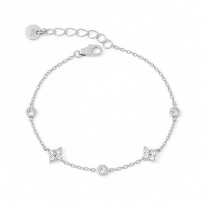 Bracelet Constellation avec Zirconiums (Plaqué Or)