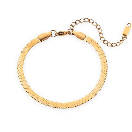 Bracelet Snake Mallada (Plaqué Or)