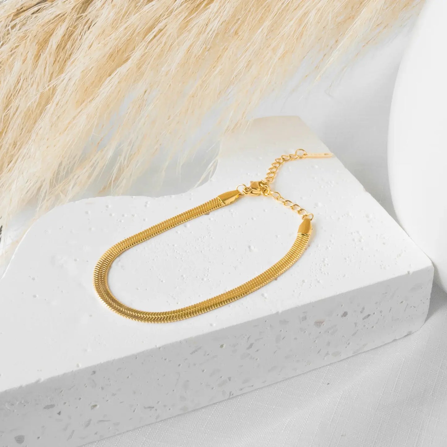 Bracelet Snake Mallada (Plaqué Or)